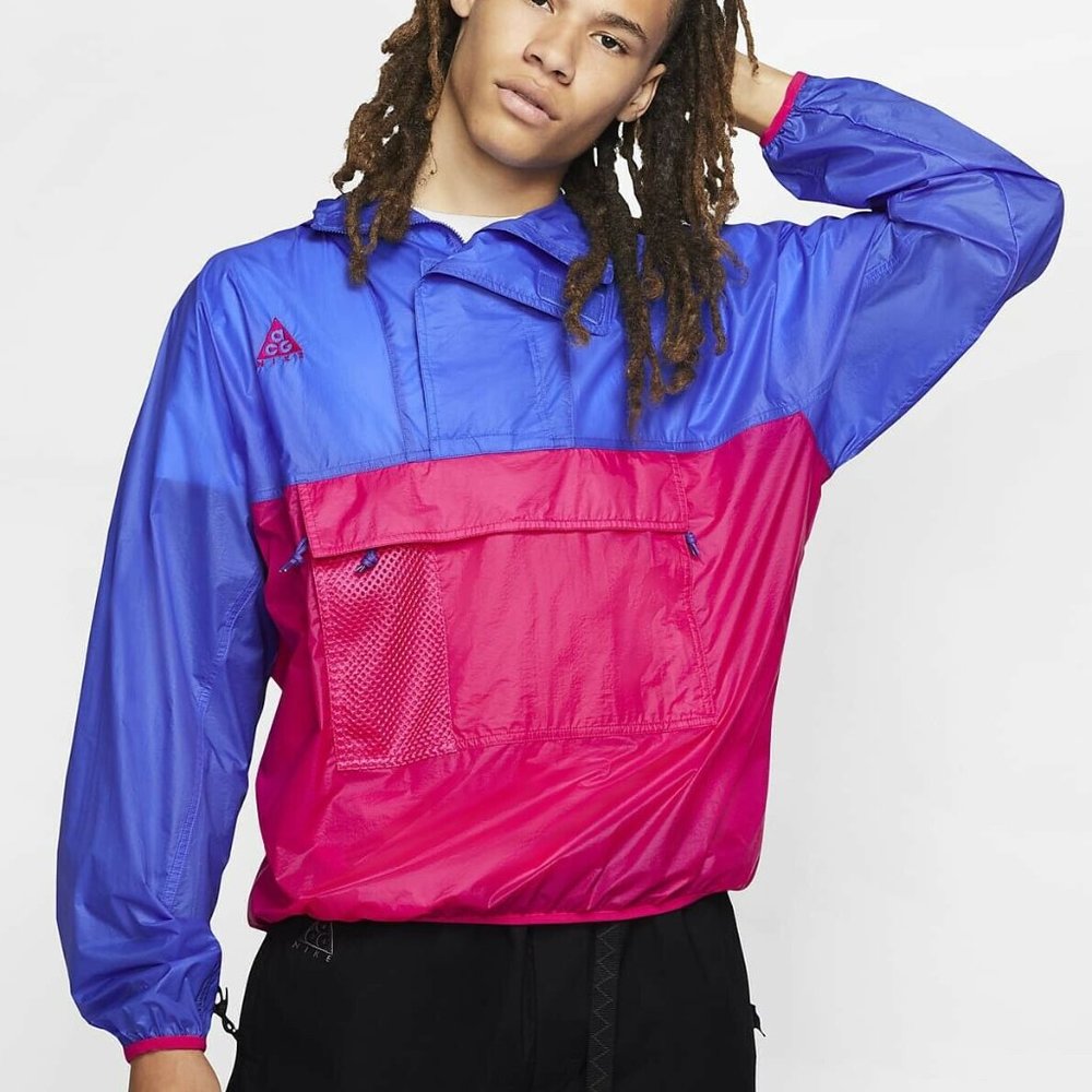 Nike ACG Men's Hooded Anorak Packable ½ zip Jacket